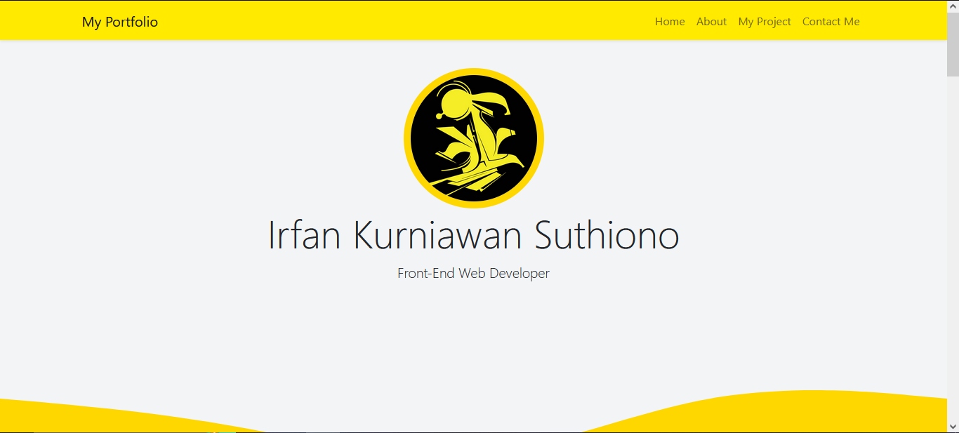 portfolio website pertama